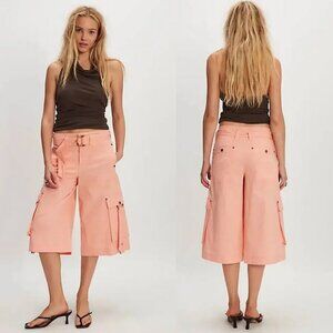 Free People Tidal Wave Cropped Pants Sz 6